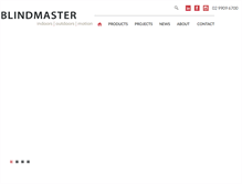 Tablet Screenshot of blindmaster.com.au